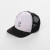 black & white trucker cap
