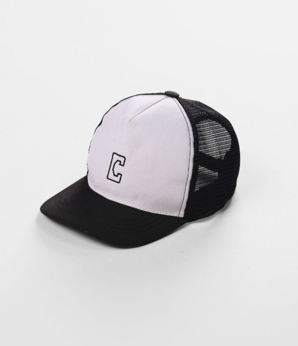 black & white trucker cap black & white trucker cap