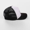 black & white trucker cap
