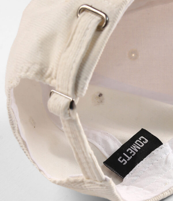 off white corduroy cap off white corduroy cap