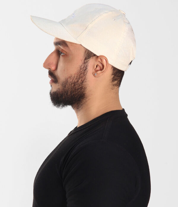 off white corduroy cap off white corduroy cap