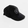 black corduroy cap