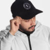 black corduroy cap