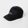 black baseball cap