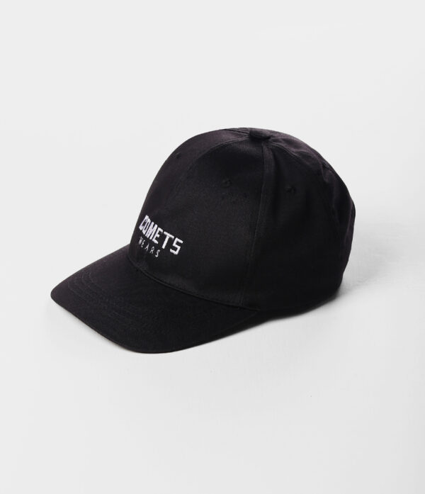 black baseball cap