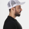grey & white trucker cap grey & white trucker cap