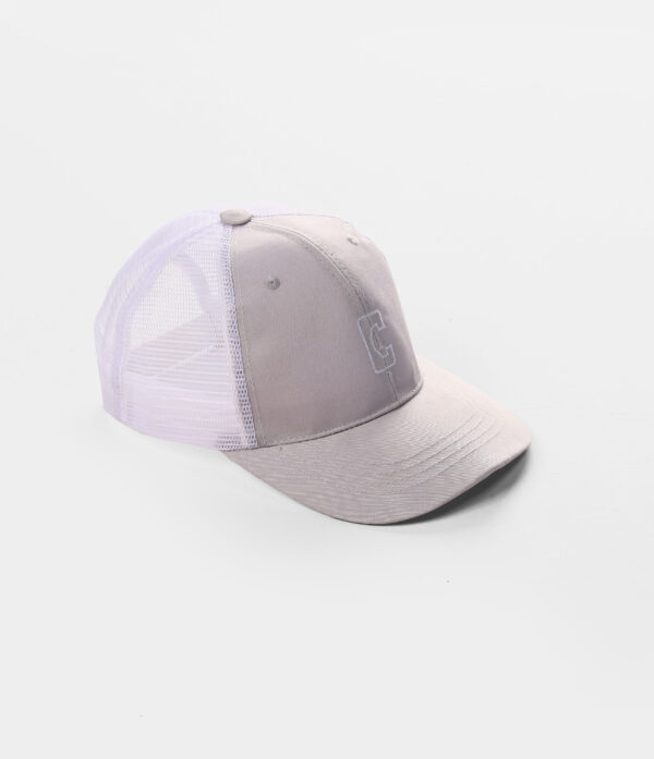 grey & white trucker cap grey & white trucker cap